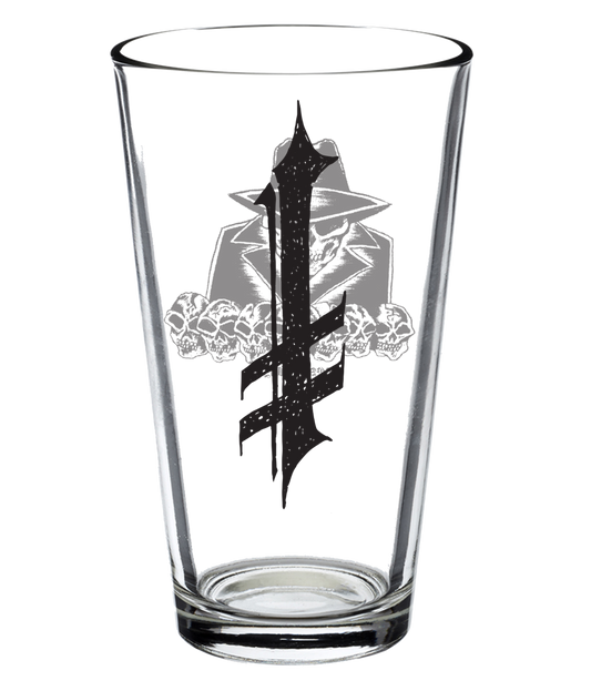Deathwish Dealers Choice Pint Glass