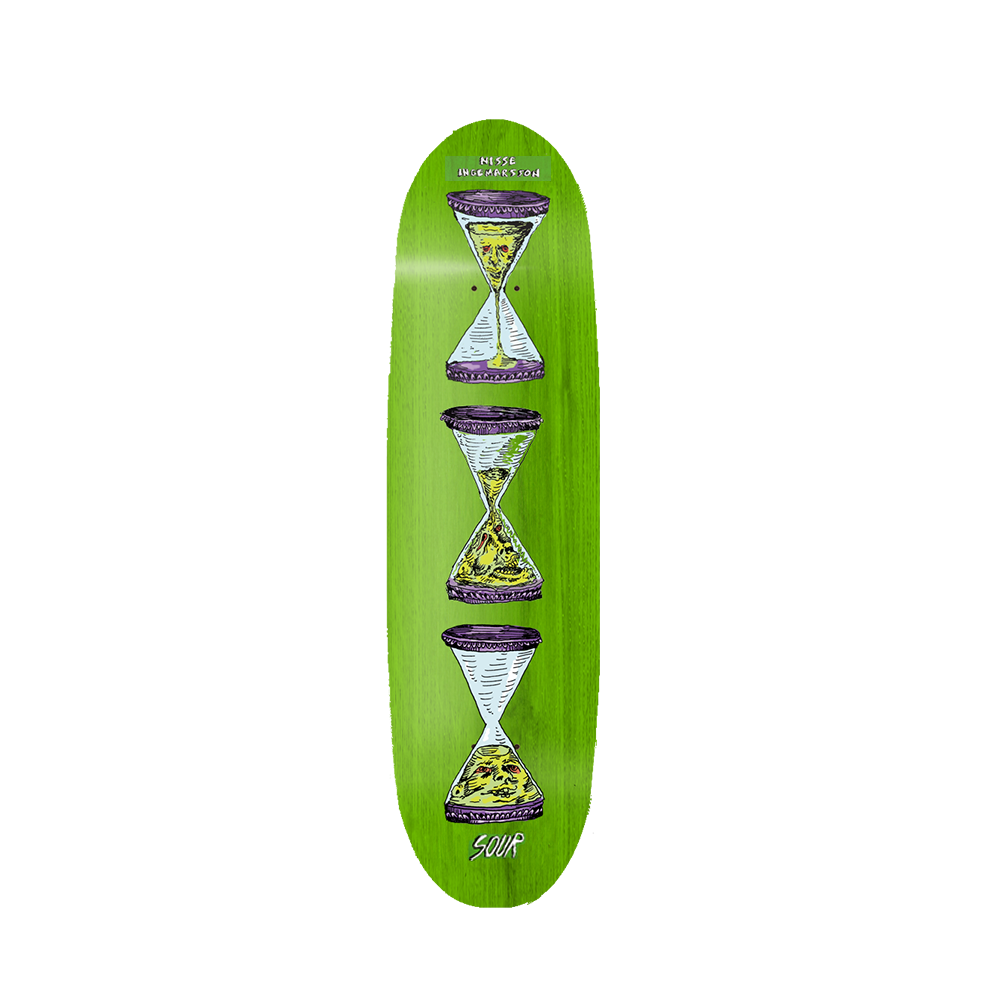 Sour Solution Nisse Melting 8.75" Skateboard Deck