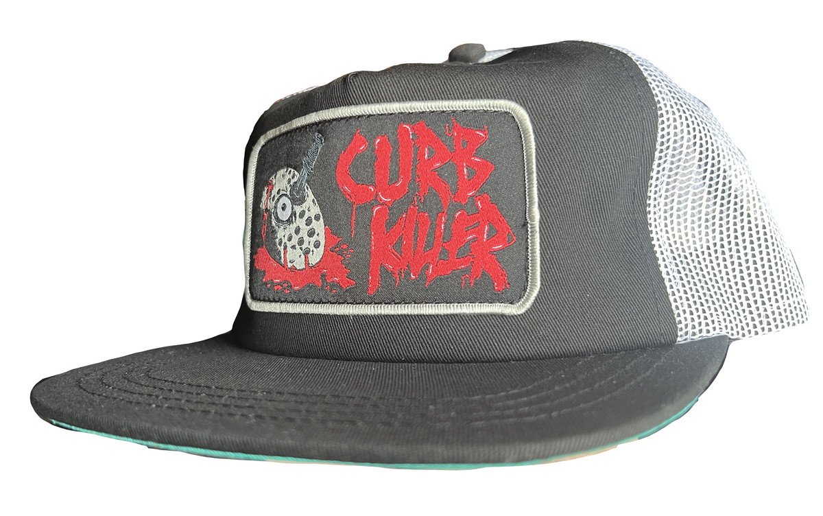 HEROIN CURB KILLER TRUCKER HAT BLACK