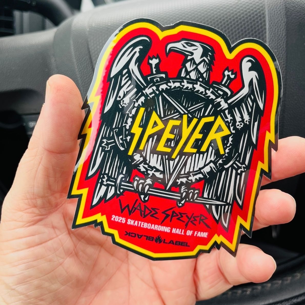 BLACK LABEL Wade Speyer "Eagle SHOF" Sticker
