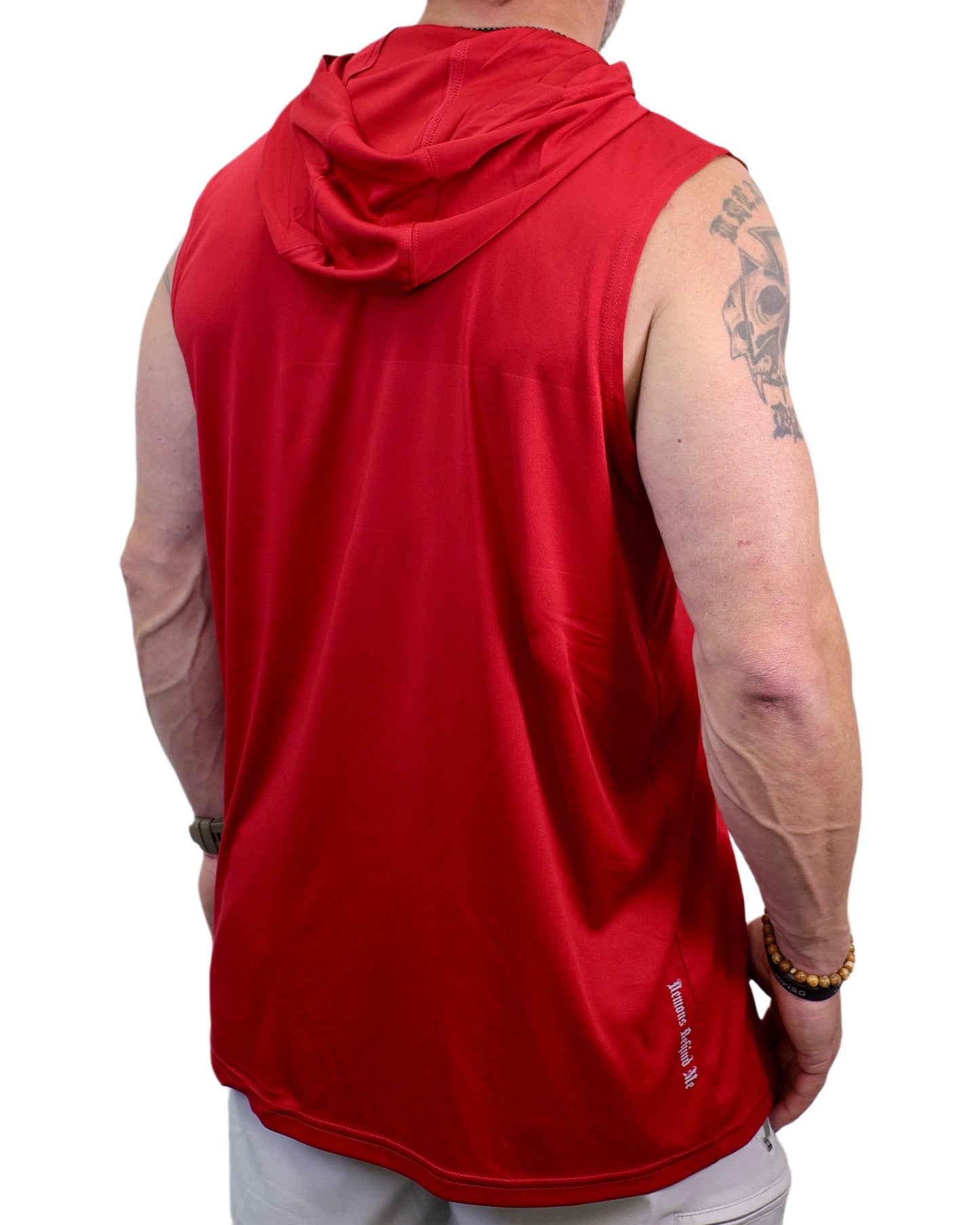 Men's Cooling Performance Sleeveless Hooded T-shirt