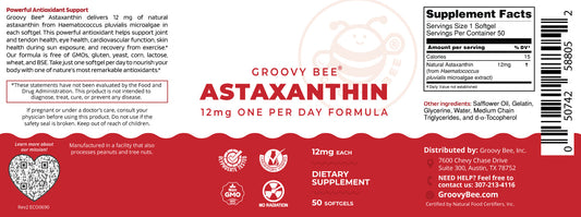 Astaxanthin 50 Softgels 12mg