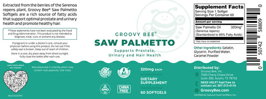 Saw Palmetto 320mg 60 Softgels