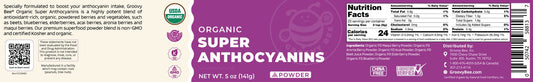 Organic Super Anthocyanins 5 oz (141g)
