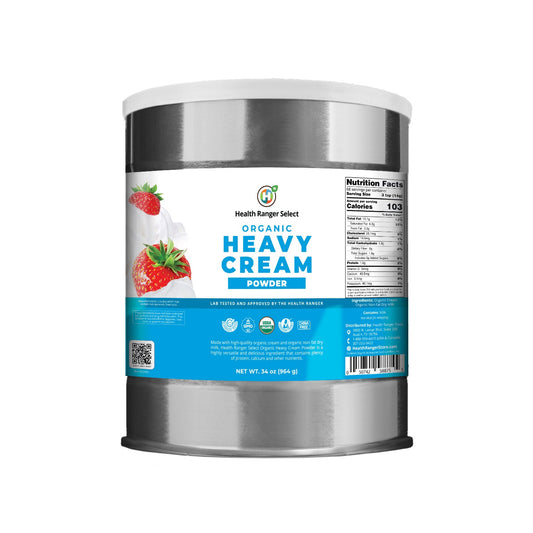 Organic Heavy Cream Powder (34oz, #10 Can) (2-Pack)