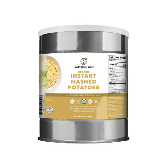 Organic Creamy, Buttery and Cheesy Mashed Potatoes 34 oz (964g) #10 Can (2-Pack)