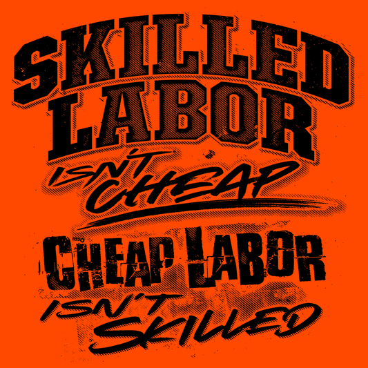 Skilled Labor - Safety Yellow T-Shirt