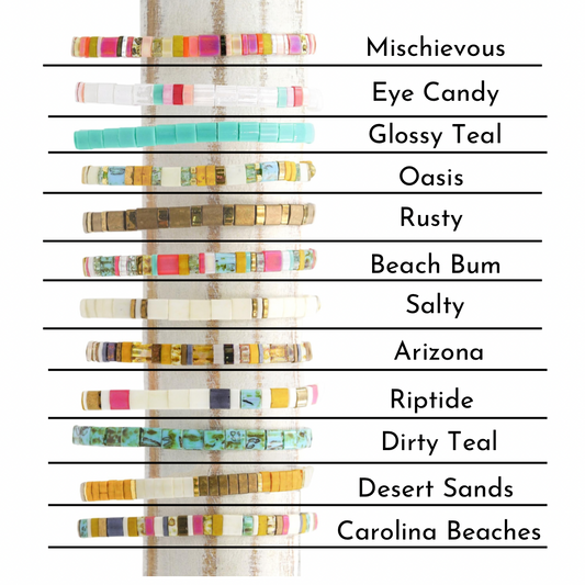 BEACHY - Tila Bead Bracelets