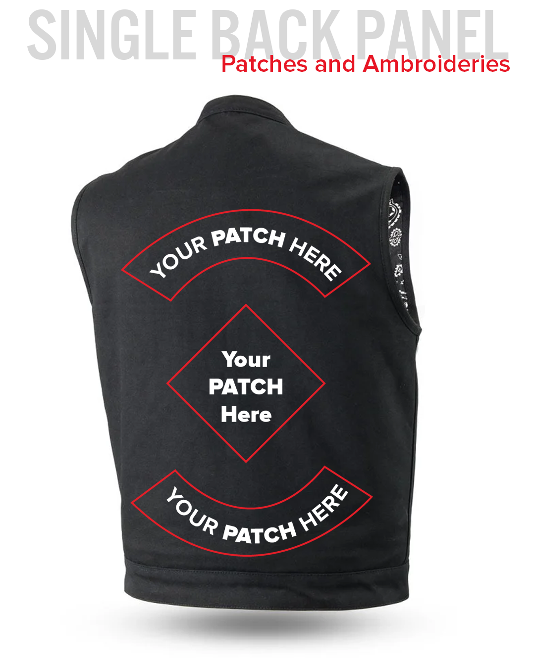 Highland V2 Men's Motorcycle Canvas Vest