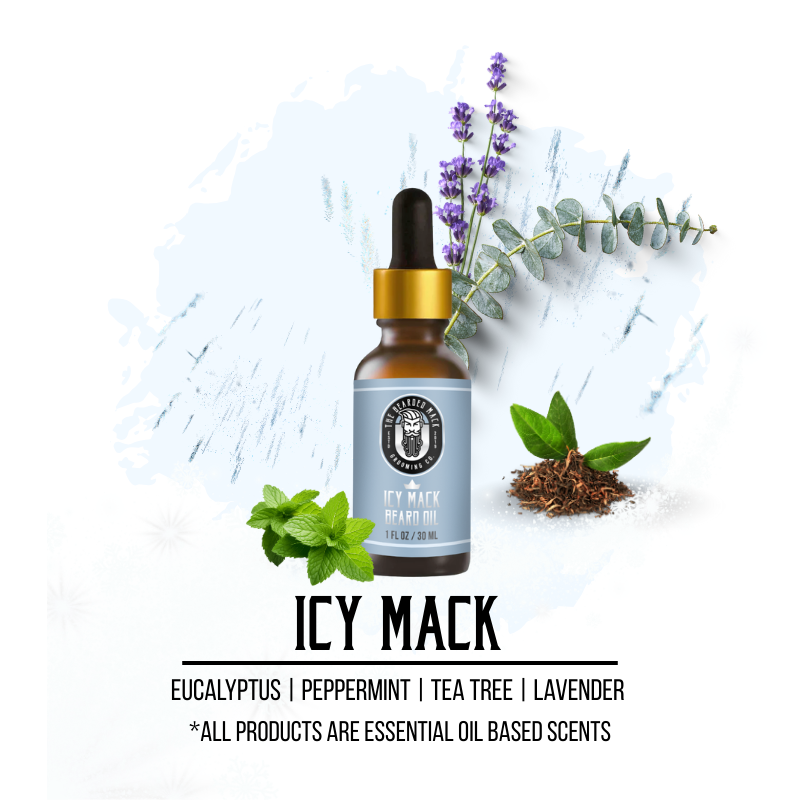 Icy Mack Signature Beard Oil | Eucalyptus • Peppermint • Tea Tree