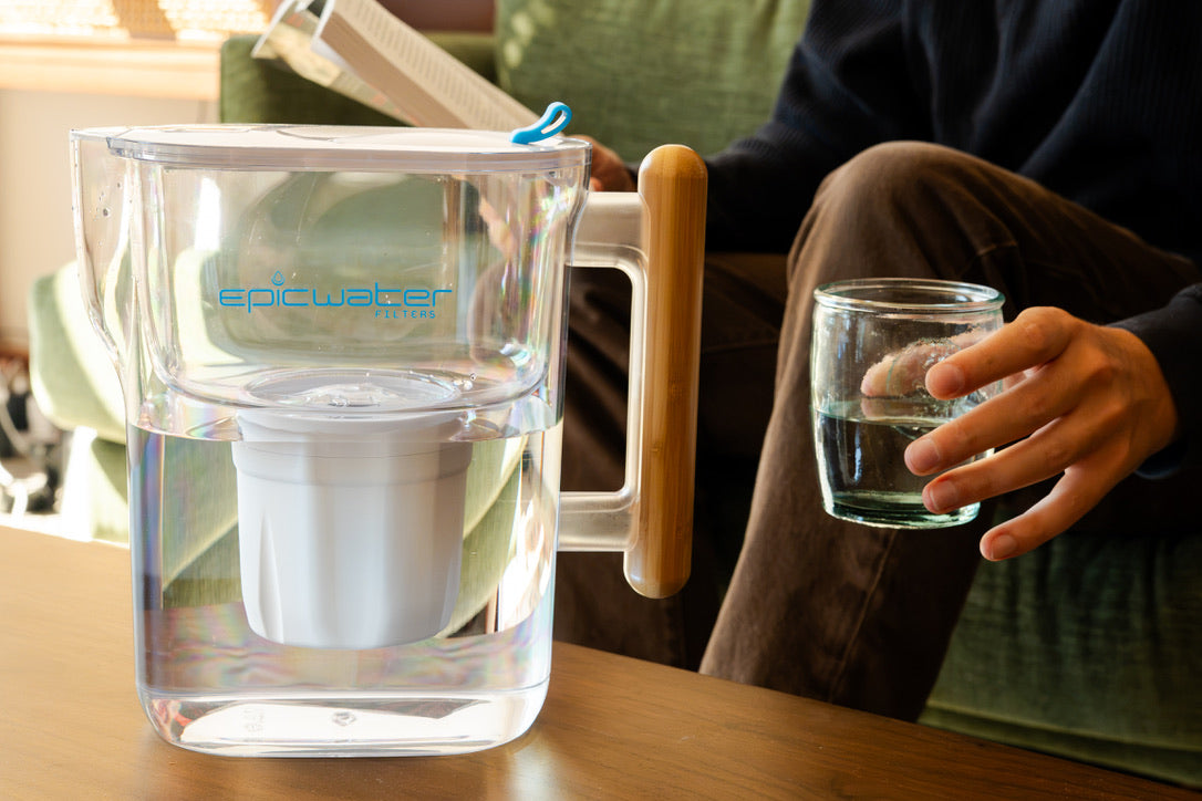 Pure XP Water Filter Pitcher | Reduces Fluoride, PFAS, & Parasites