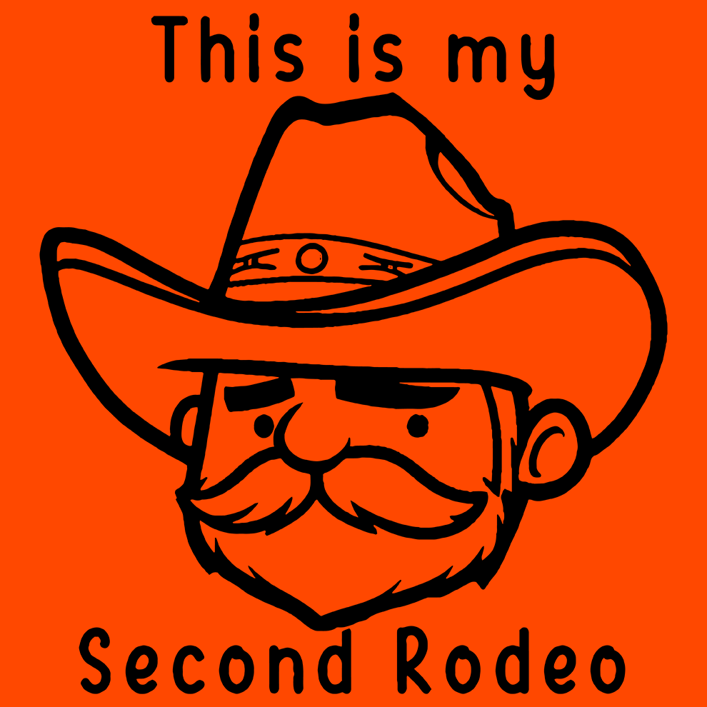 My Second Rodeo - Long Sleeve Safety Hi-Vis Shirt