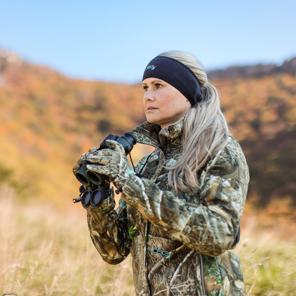 Hunt Reversible Camo Fleece Headband