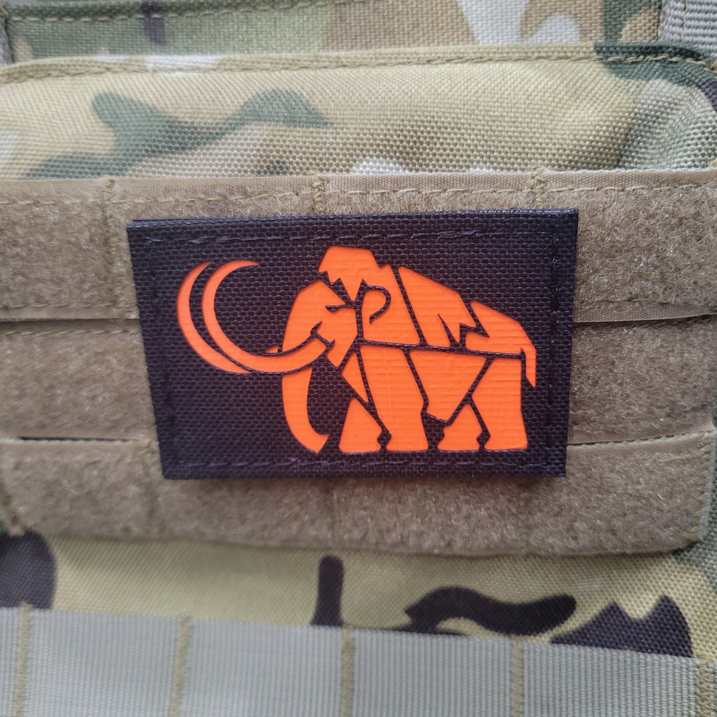 Geometric Mammoth Laser Cut Patch