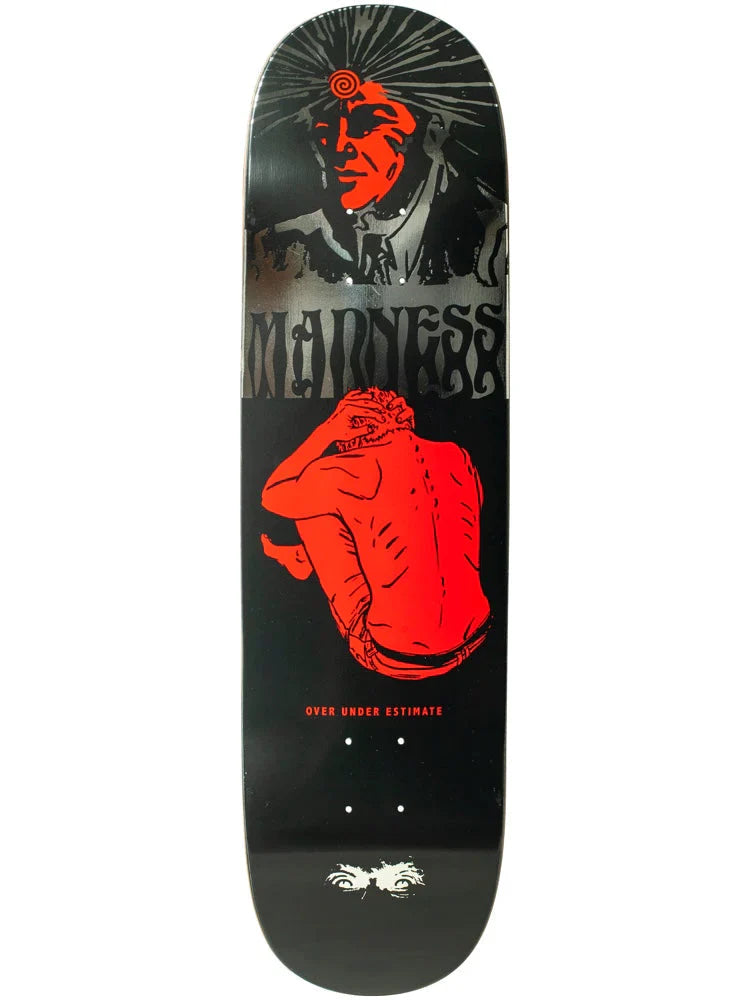 Madness Break Down R7 Skateboard Deck - 8.375″ Silver