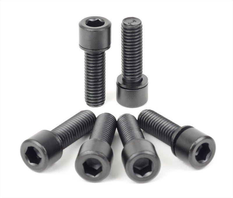 Shadow Conspiracy BMX Solid Big Bolts Kit - Black (Pack of 6)