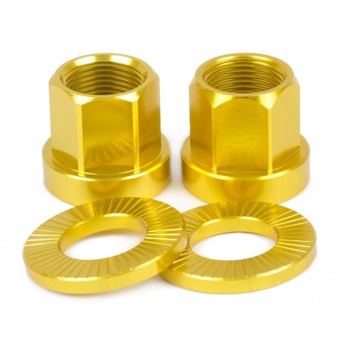 Shadow Conspiracy Featherweight Alloy Axle Nuts 14mm - Gold