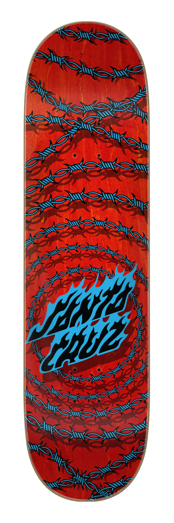Santa Cruz Wired Flame Birch Skateboard Deck - 8.25"