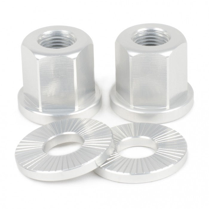 Shadow Conspiracy Featherweight Alloy Axle Nuts 3/8" - Raw Polish