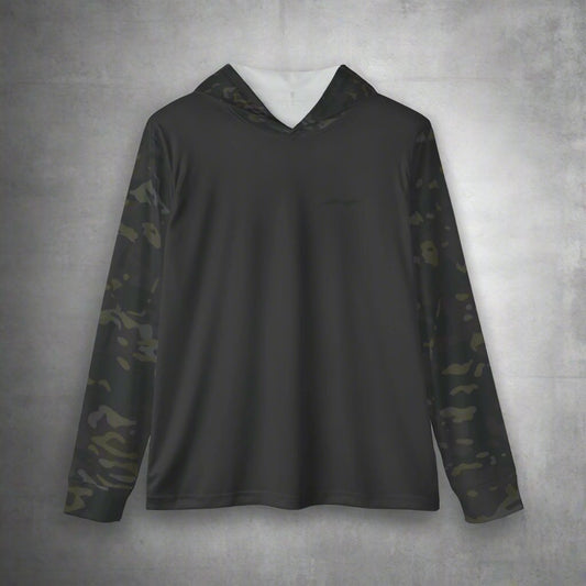 Multicam Blackout Contrast Sleeve Warmup Hoodie
