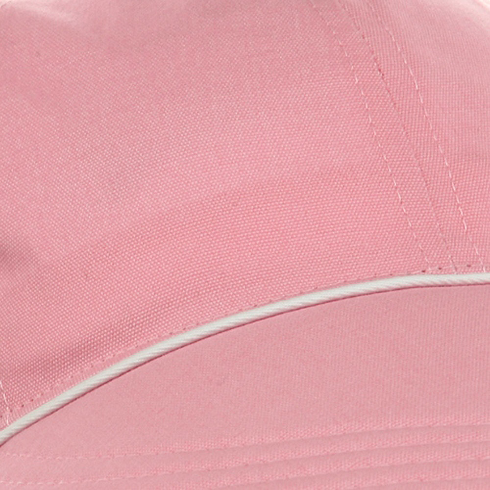 Piping Decoration Ladies Canvas Cap