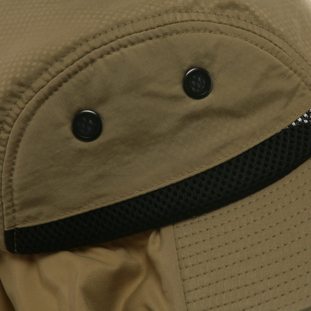 UV 4 Panel Large Bill Flap Hat