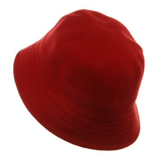 Wool Bucket Hat with Stitches