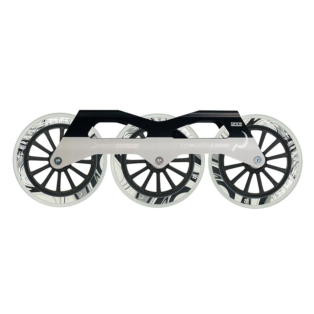 Ground Control FSK V3 Complete Tri Frame 125mm 85a - Black/Silver