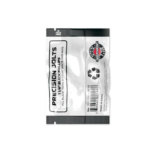 Independent Truck Co. Genuine Parts 1.25" Black Skateboard Mounting Hardware