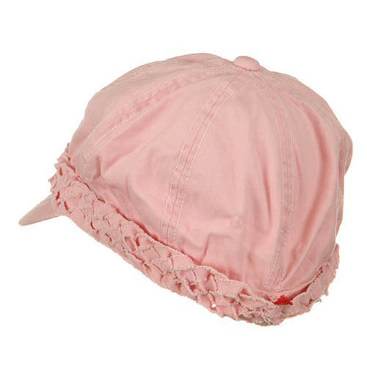 Ladies Brushed Canvas Newsboy Hat