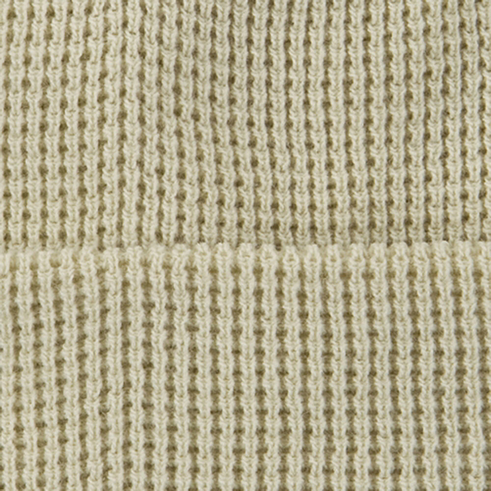 Big Stretch Waffle Stitch Cuff Beanie