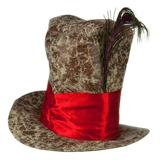 Top Hats - Brown Red