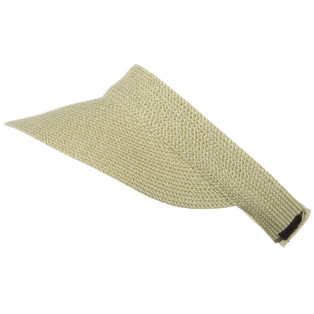 UPF50+ Regular Brim Velcrorized Back Visor