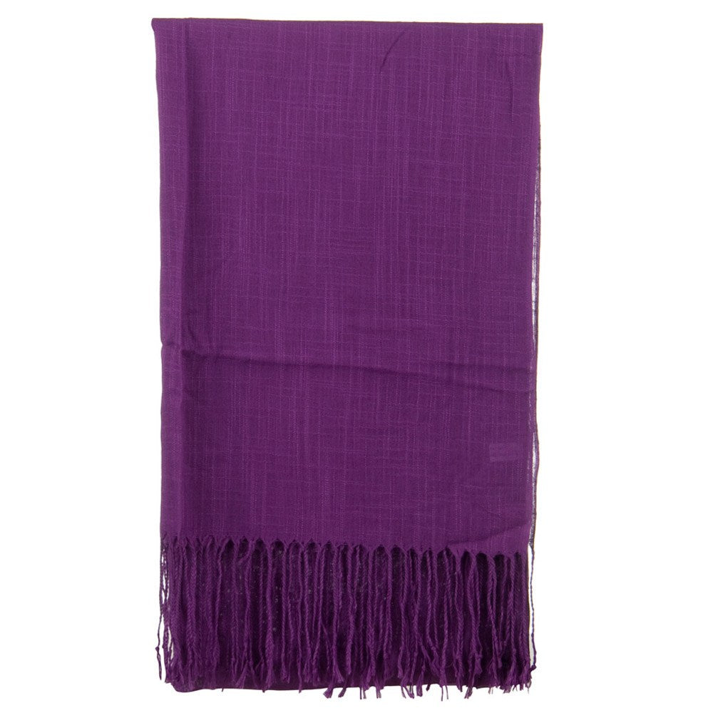 Solid Viscose Long Scarf
