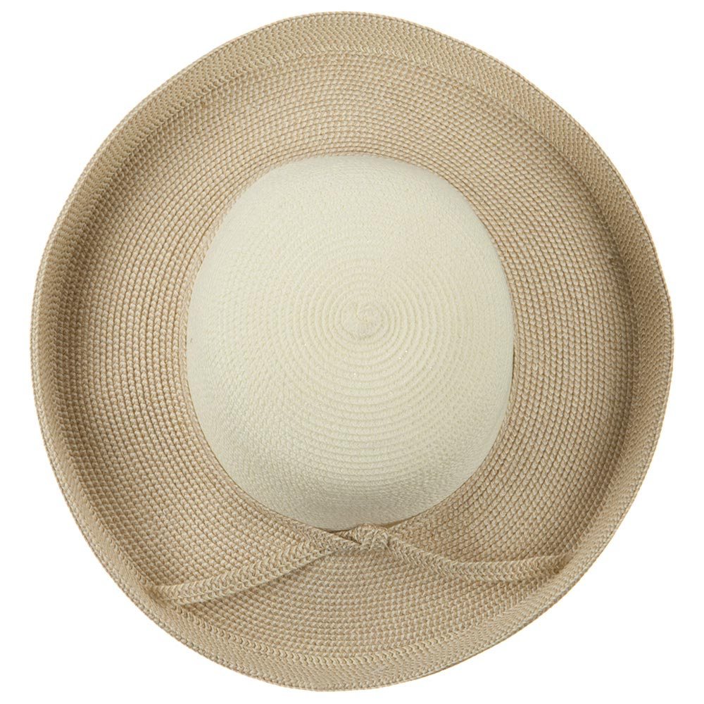 UPF 50+ Tweed Braid Large Kettle Brim Hat