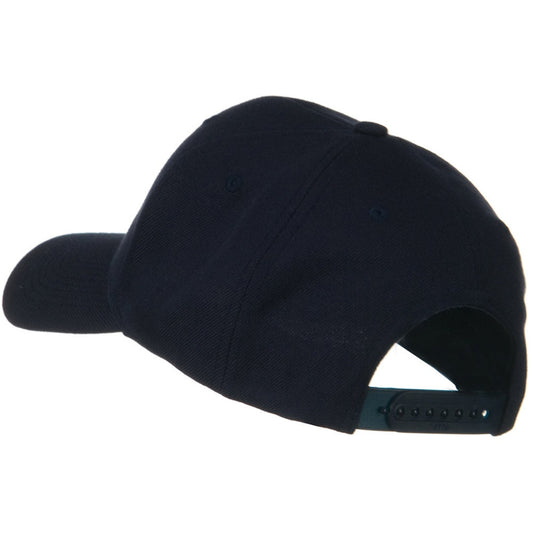 Solid Wool Blend Prostyle Snapback Cap