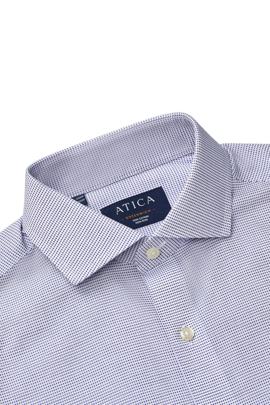 Greenwich Blue Check Shirt