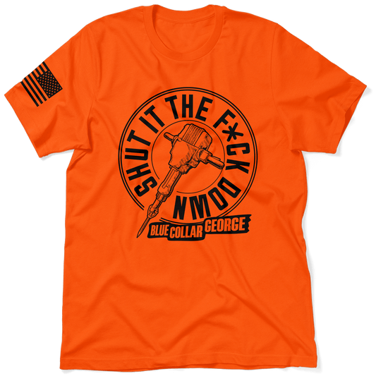 Blue Collar George Shut It - Safety T-Shirt