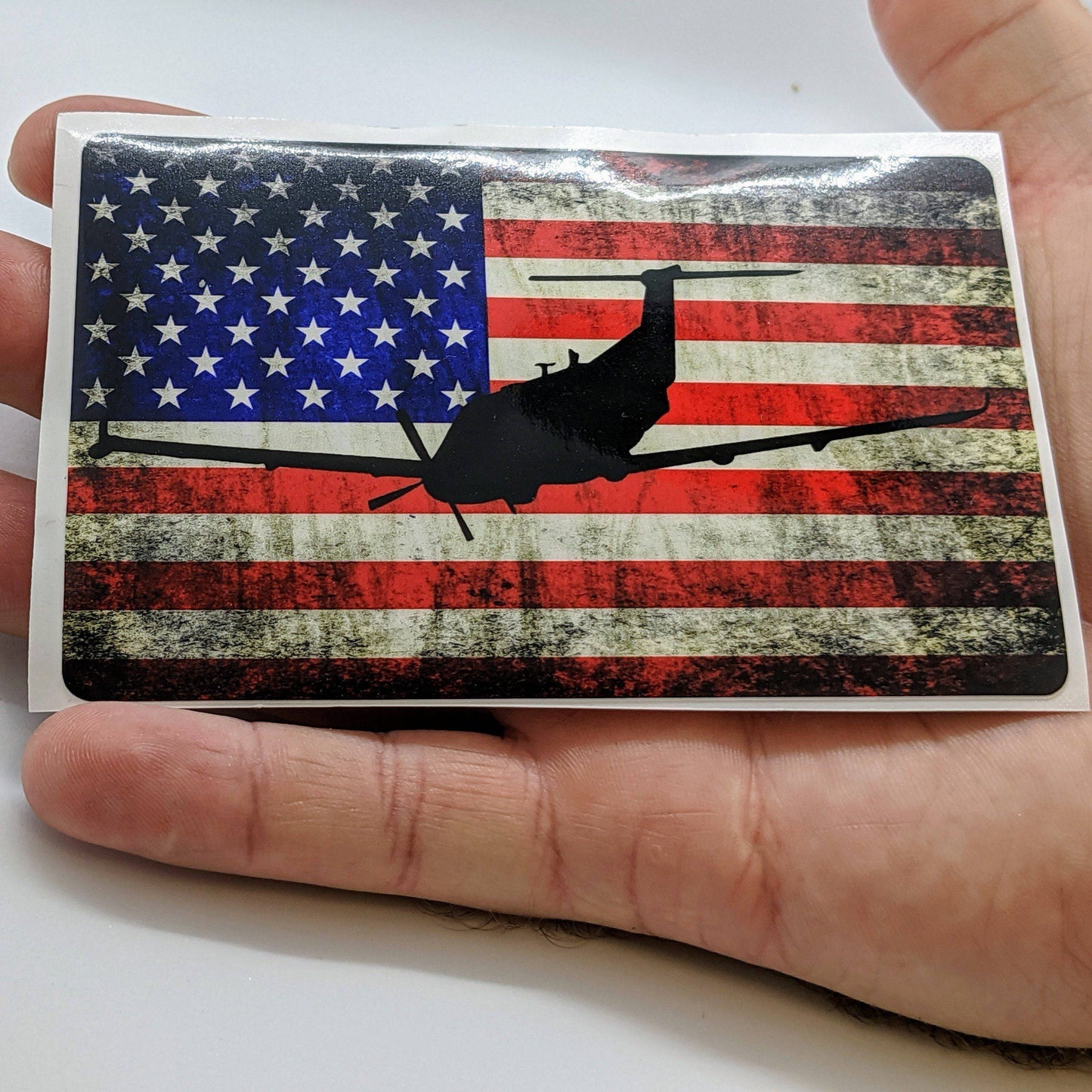 U-28A Draco - American Flag Decal