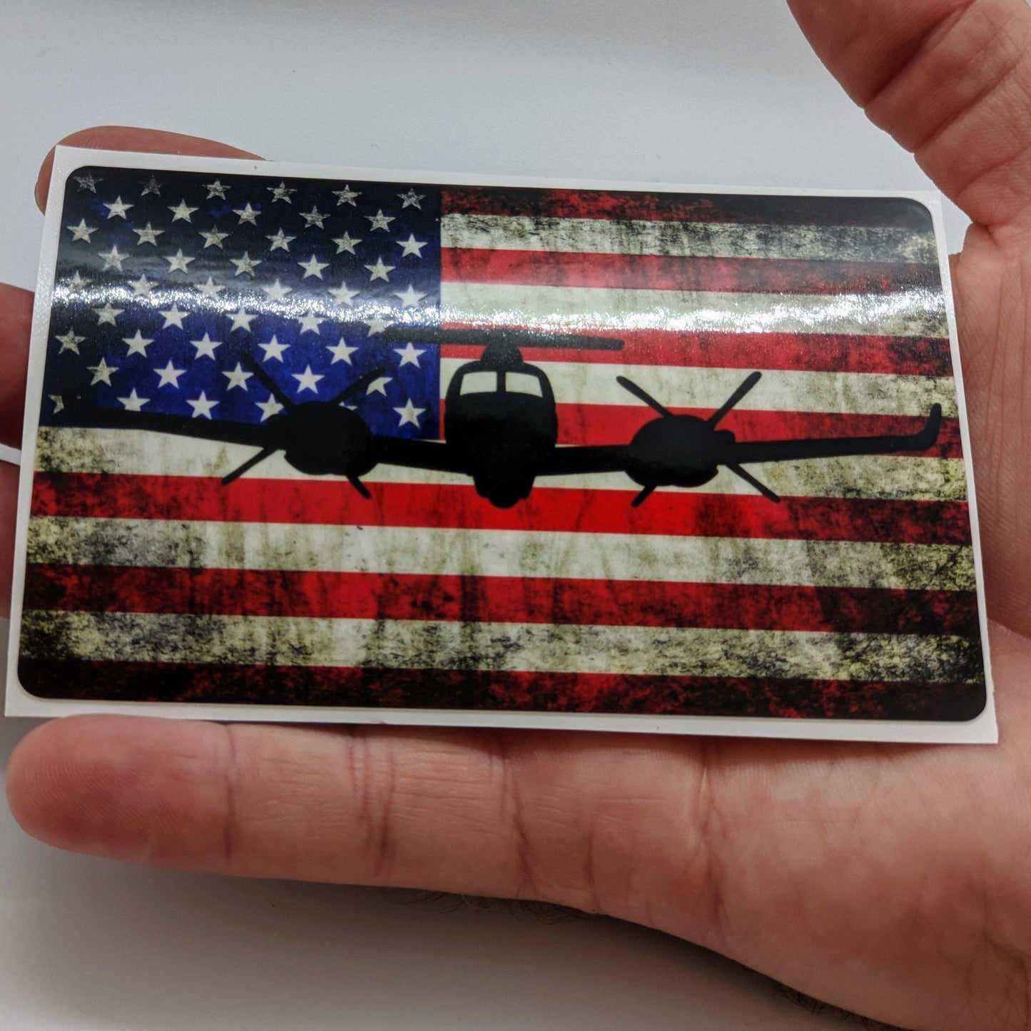 MC-12W - American Flag Decal