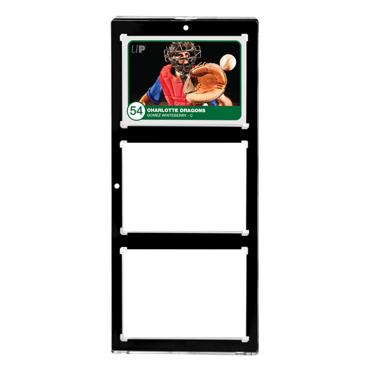 35PT 3-Card Black Border UV ONE-TOUCH® Magnetic Holder