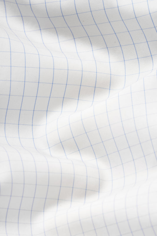Providence Light Blue Windowpane Shirt
