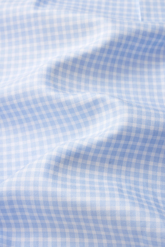 EVERYDAY Light Blue Gingham Shirt