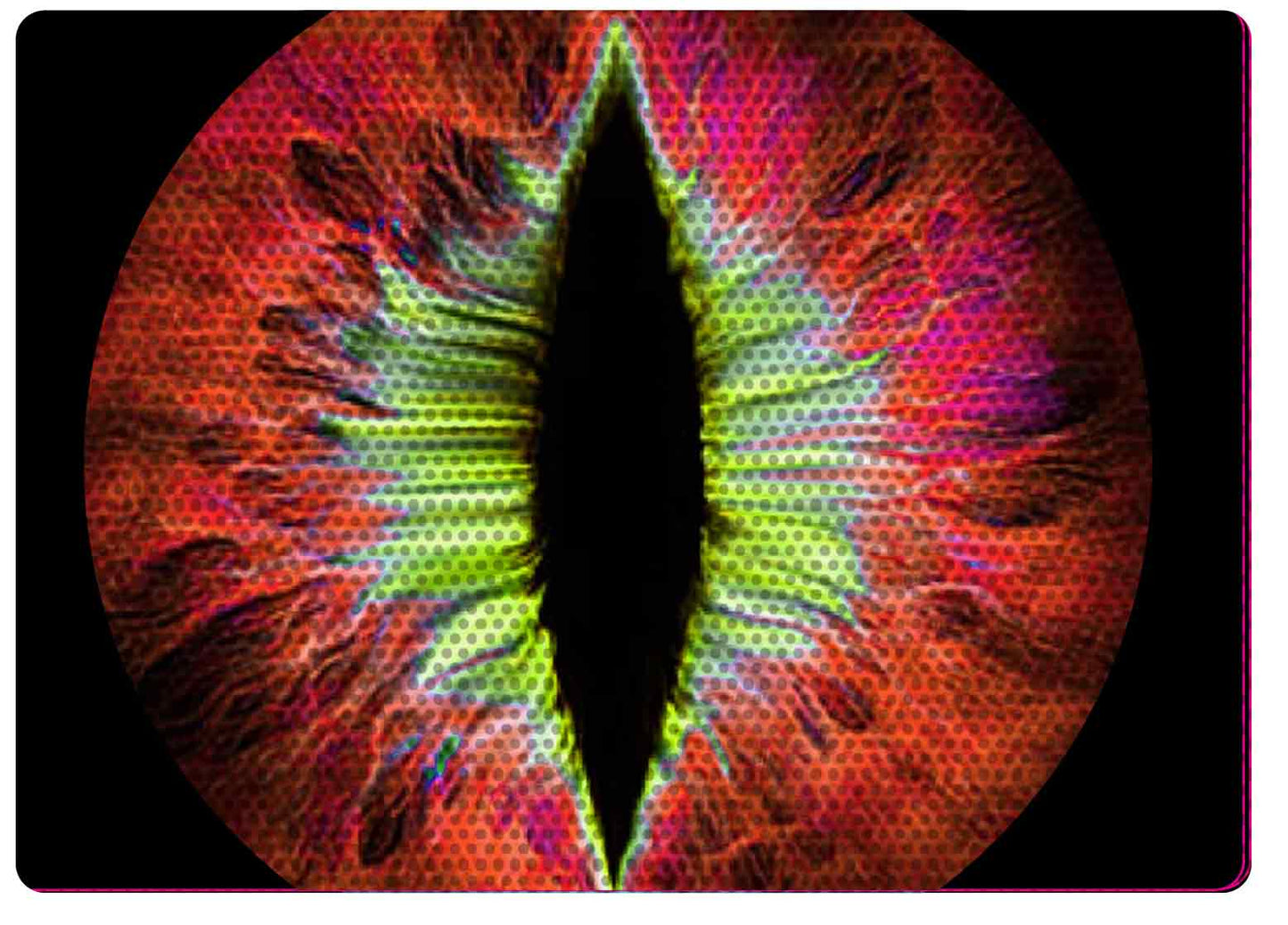 red and green Eye decals for YJ or 5x7 headlights