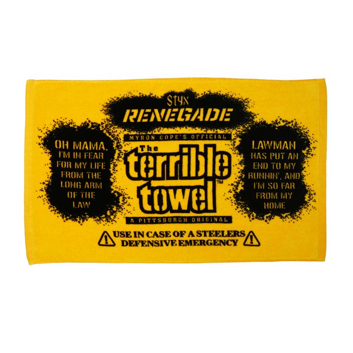 Pittsburgh Steelers Renegade Terrible Towel® | "Renegade" by Styx lyrics