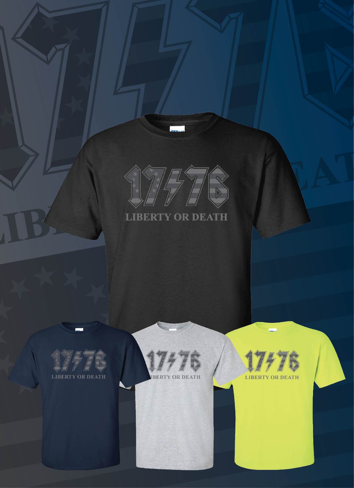 Liberty Or Death "1776" Rocker T-Shirt