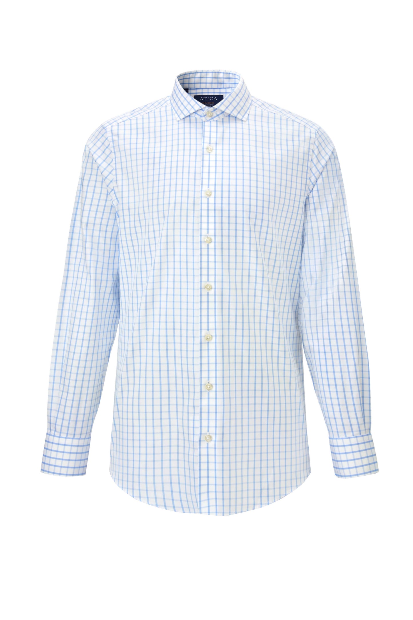 Providence Blue Windowpane Shirt
