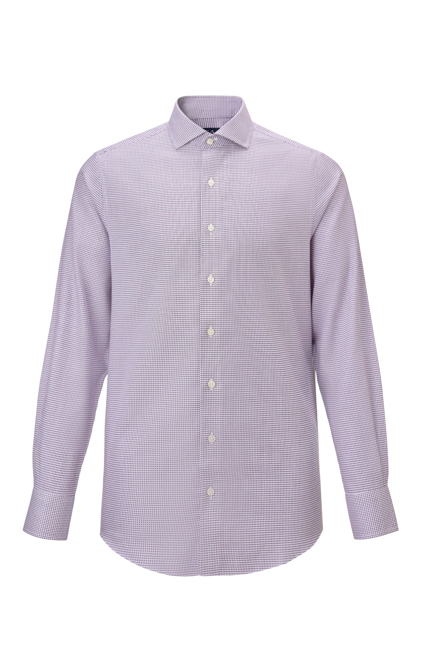 Greenwich Purple Check Shirt