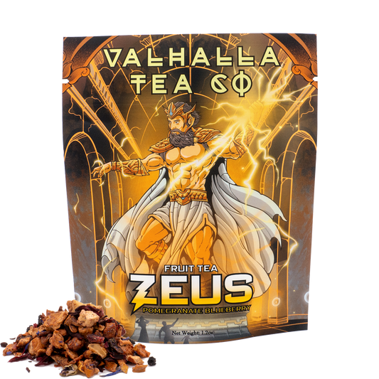 Zeus | Pomegranate, Blueberries, Hibiscus | Fruit Tea | Non-Caffeinated