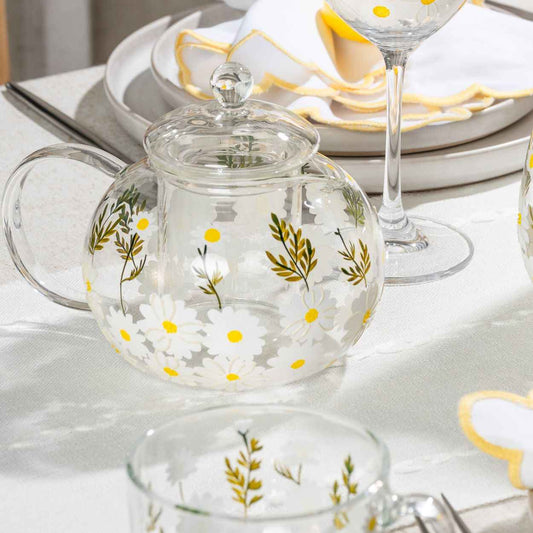 Painted Daisy Tea Pot